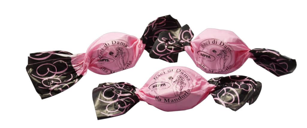 Baci di Dama mit Mandeln