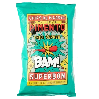 Kartoffelchips scharf