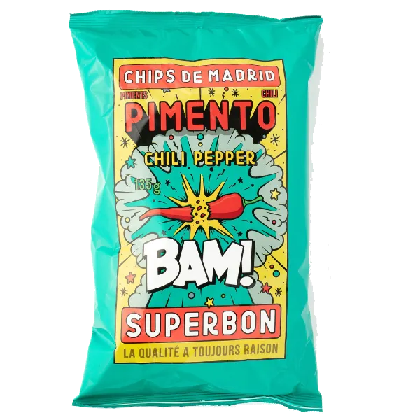 Kartoffelchips scharf